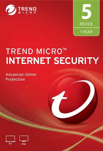 TrendMicro Maximum Security 1 Year for 5 Devices