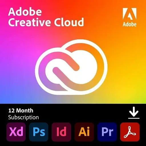 Adobe Creative Cloud    ( 12 Month Subscription ) Individual Plan