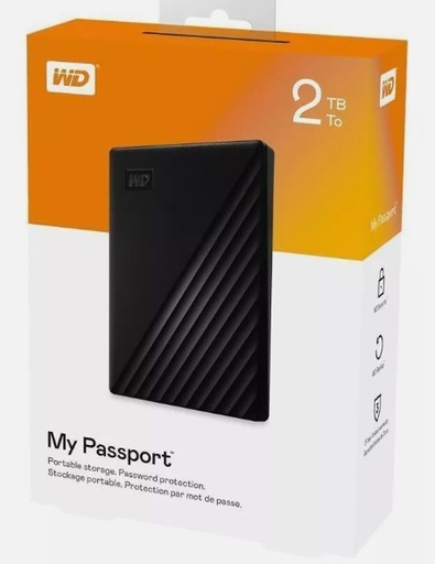 Western Digital My Passport 2TB Black HDD