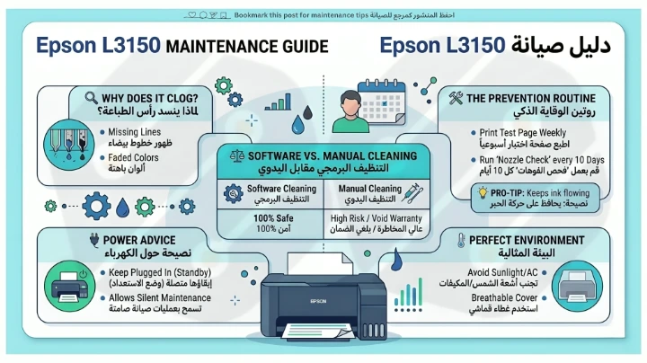 EpsonL3150 maintenance guide 
