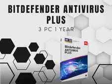 Bitdefender Antivirus Plus 3 Pc 1 Year