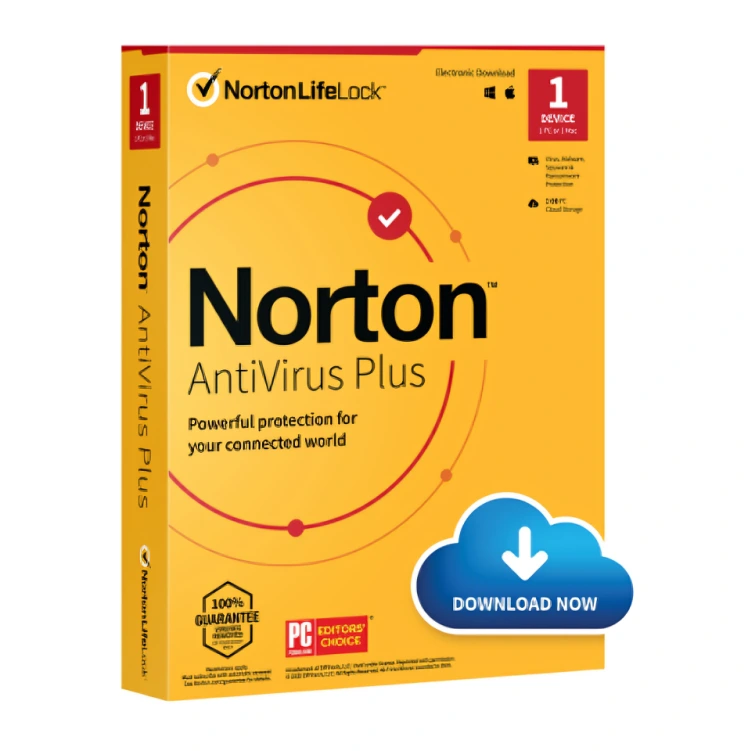 NORTON ANTIVIRUS PLUS 2GB 1 USER 1 DEVICE 1 YEAR