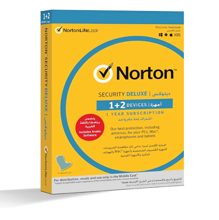 NORTON SECURITY DELUXE 1 USER 3 DEVICES 1 YEAR