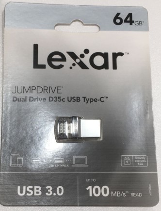 Lexar Flash Dual Drive Type C 64GB
