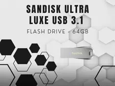 Sandisk Ultra Luxe USB 3.1 Flash Drive - 64GB