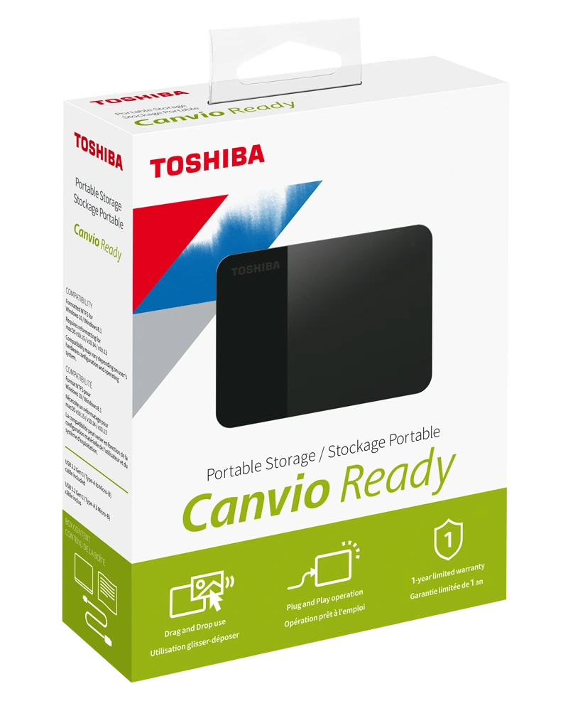 TOSHIBA 1TB External HDD - HE1T