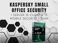 Kaspersky Small Office Security 1 server 10 client + 10 mobile security 1 Year