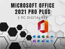 Microsoft Office 2021 Pro Plus 5 PC Digital Key