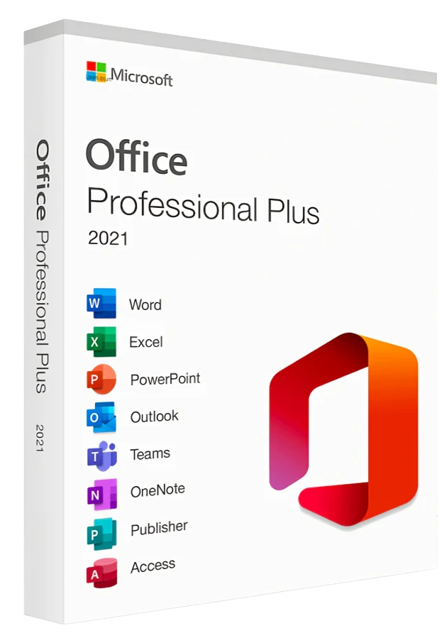Microsoft Office 2021 Pro Plus 5 PC Digital Key