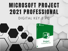 Microsoft Project 2021 Professional - Digital Key 5 PC