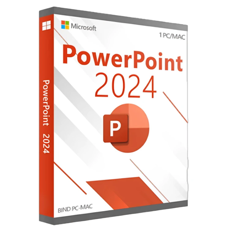 Microsoft Office 2024 PowerPoint Bind Key 1 PC/Mac