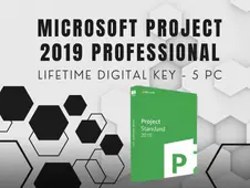 Microsoft Project 2019 Professional Digital Key - 5 PC