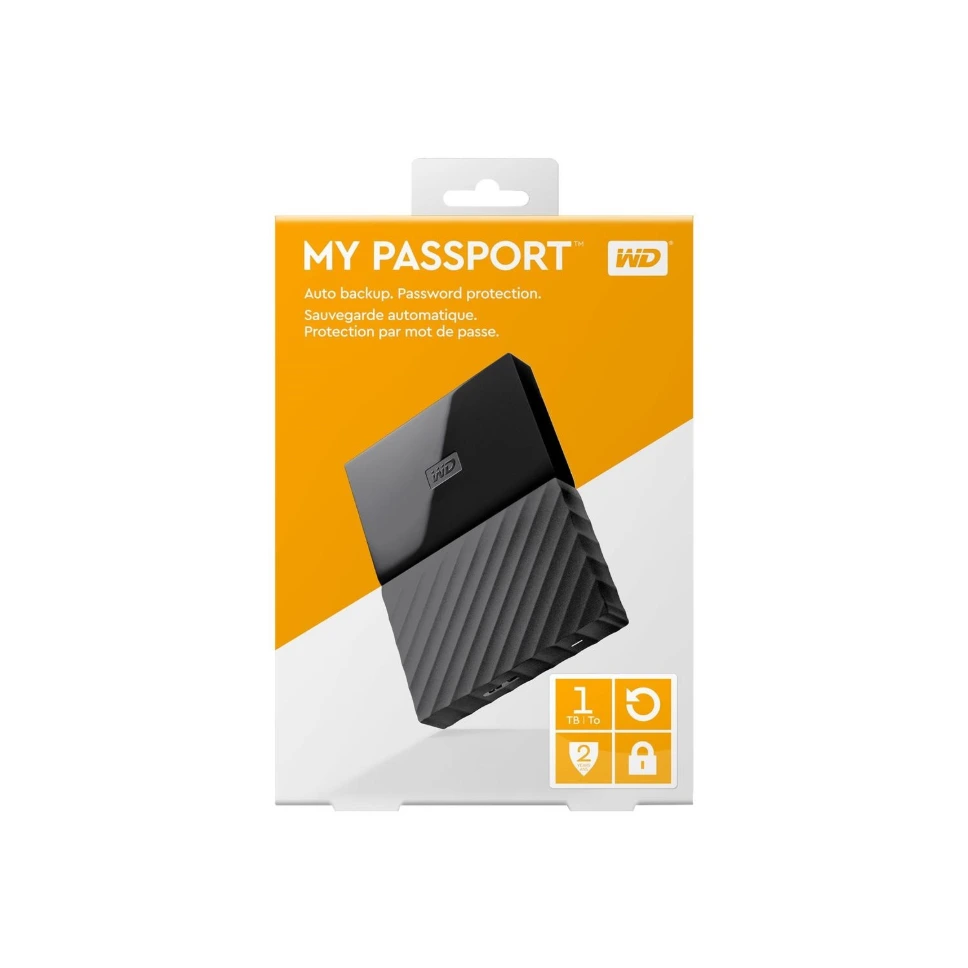 Western Digital My Passport 1TB Black HDD