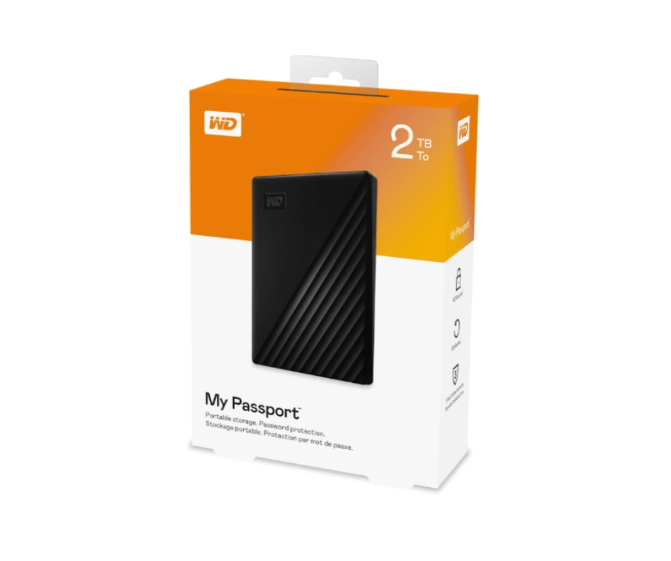 Western Digital My Passport 2TB Black HDD