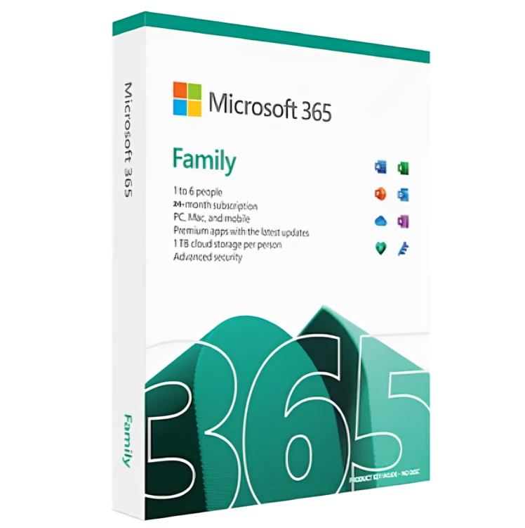 Microsoft Office 365 Family 5 Device 1TB 2 Year Invitation 1 User