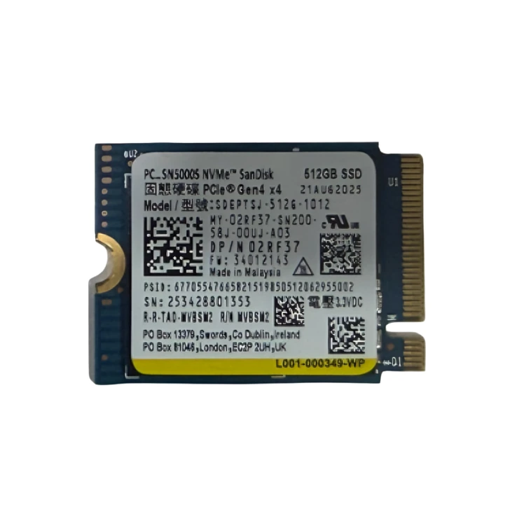 内蔵型SSD SanDisk 512GB NVMe SSD PC SN5000S SanDisk PC SN5000S NVMe™ SSD | Data Recovery - Hex Tech
