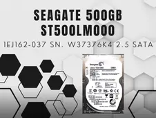 SEAGATE 500GB ST500LM000 1EJ162-037 SN. W37376K4 2.5 SATA