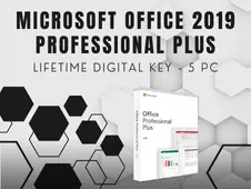 Microsoft Office 2019 Professional Plus Digital Key - 5 PC